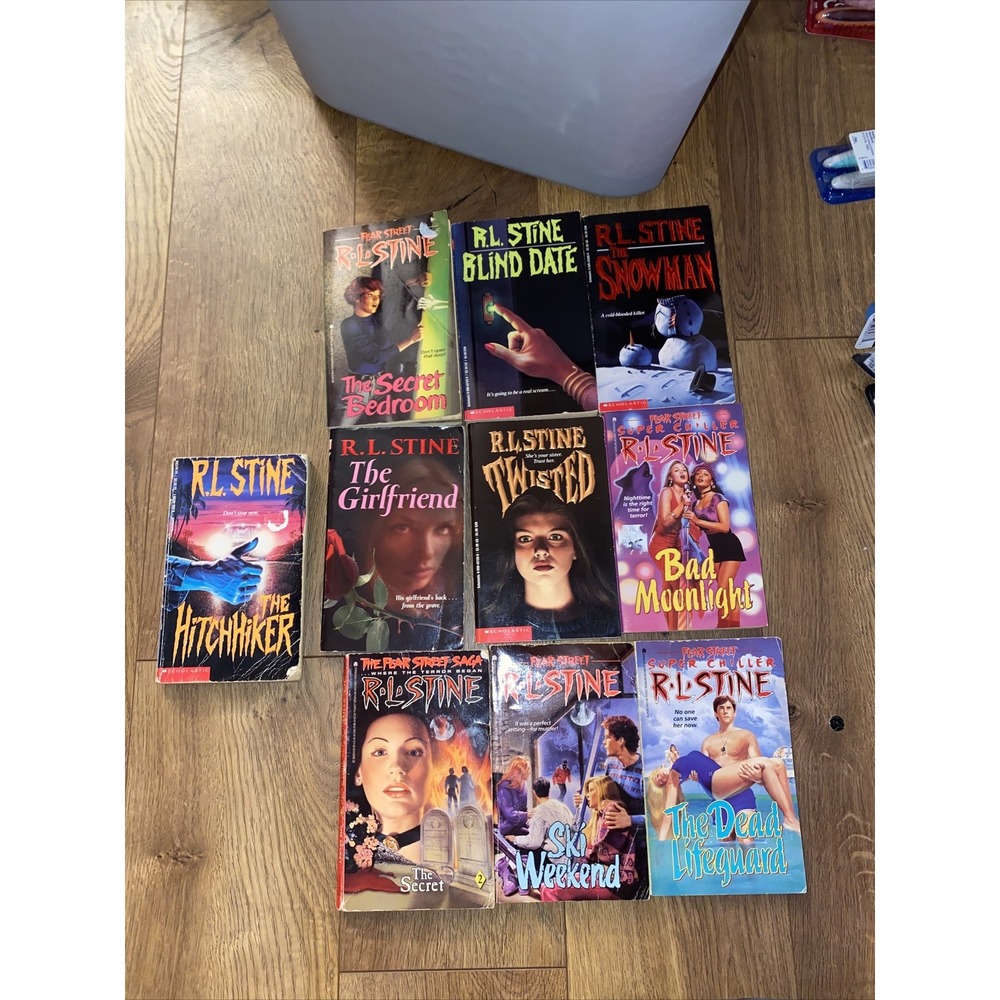 Fear Street RL STINE Horror Books Ski Weekend‎ The Snowman Blind Date 10 Total